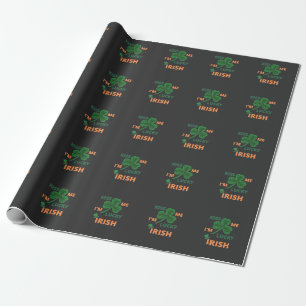 Papel De Presente Beije-me, sou irlandês sortudo