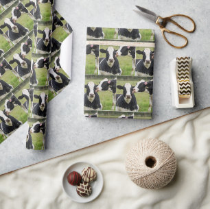 Papel De Presente Beijo de Vaca Holstein