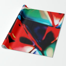 Papel De Presente Bela Bagunça De Cores