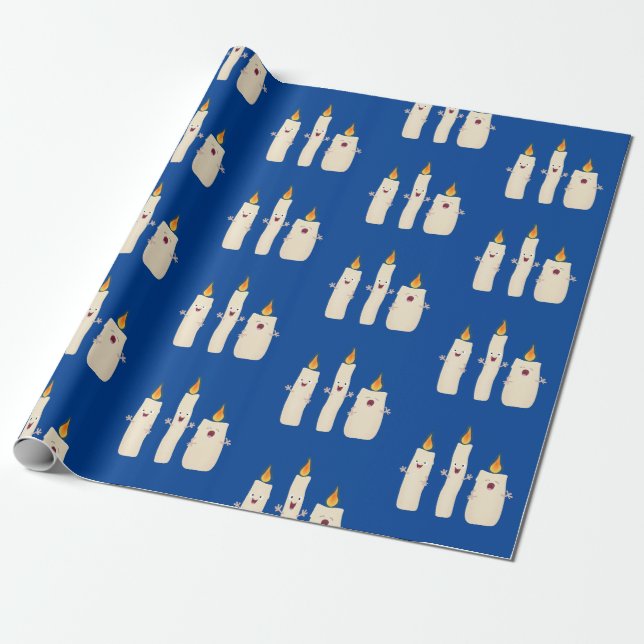 Papel De Presente Bela canção de cantar trio de vela (Desenrolado)