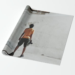 Papel De Presente Bela fotografia de basquete