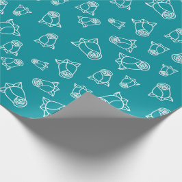 Papel De Presente Bela Noiva de Casamento Rosas Brancas Seamless