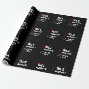 Papel De Presente Bela Nojenta Que Juro Que Tentei A Lista De Natal 