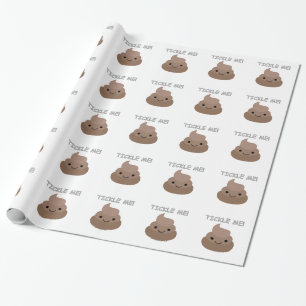 Papel De Presente Bela Passagem Para Mim, Poop Emoji