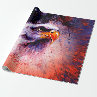 Papel De Presente bela pintura de águia num fundo de abstrato