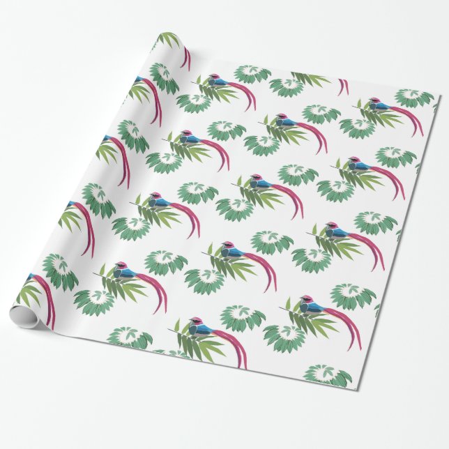 Papel De Presente Beleza Bird (Desenrolado)