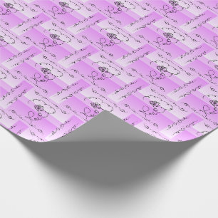 Papel De Presente Beleza Flutuante: Rolha de Quebra de Arte de Linha