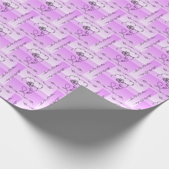 Papel De Presente Beleza Flutuante: Rolha de Quebra de Arte de Linha (Ponta)