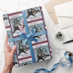 Papel De Presente Belga - Sheepdog Natal