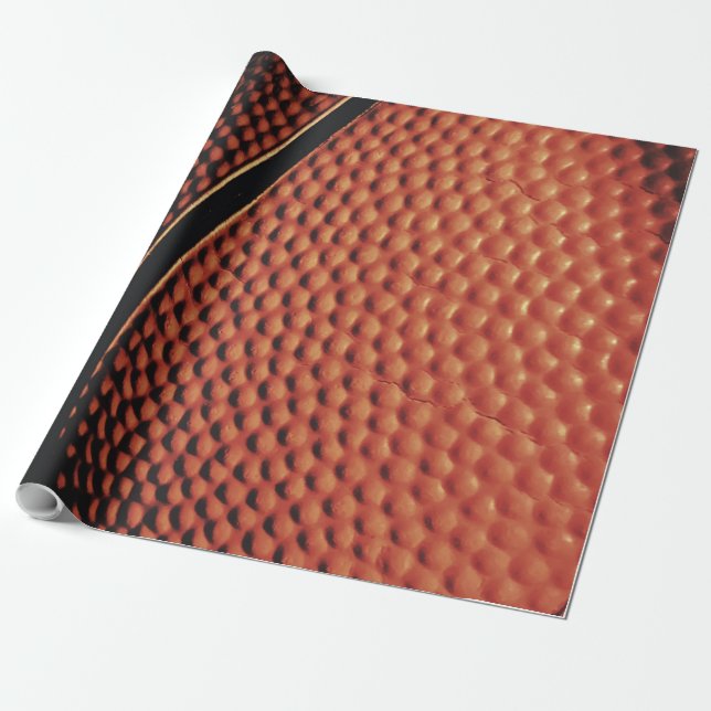 Papel De Presente Belo basquete (Desenrolado)