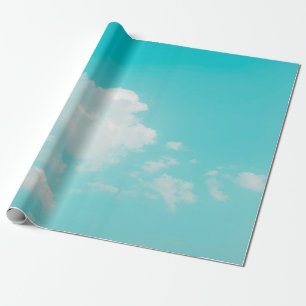 Papel De Presente Belo céu azul e nuvens com natura de luz do dia