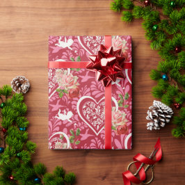 Papel De Presente Belo design floral