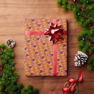 Papel De Presente Belo Monograma Padrinhos de casamento Artistas Lux