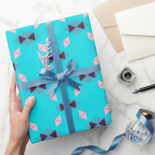 Papel De Presente Belo Presente de Pai Festivo Aniversário Premium