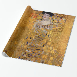 Papel De Presente Belo retrato de uma senhora de Gustav Klimt,Deco