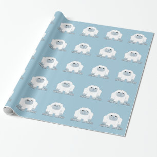Papel De Presente Belo Yeti