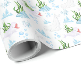 Papel De Presente Beluga Whales Wrapper Paper