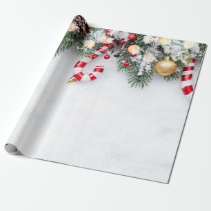 Papel De Presente Bengala, Ramos de Pinheiro, Bolas