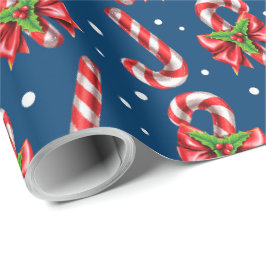 Papel De Presente Bengalas Azuis