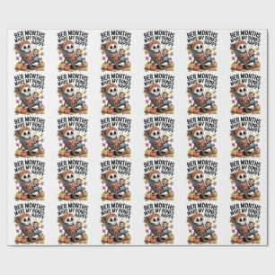 Papel De Presente Ber Meses Feliz Natal Para Meus Ossos