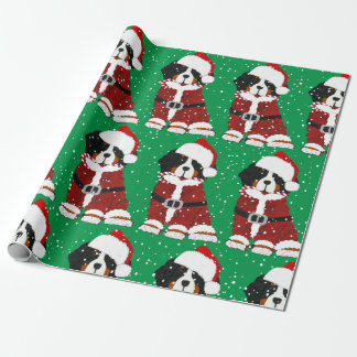 Papel De Presente Bernese Mountain Dog - Papais noeis