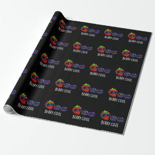 Papel De Presente Berry Legal Funny Berry Pun (BG Escuro)