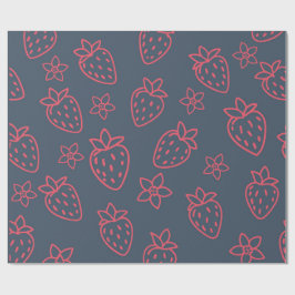 Papel De Presente Berry Sweet Moments Wrappaper