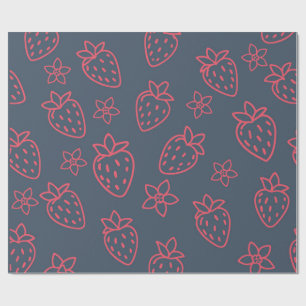 Papel De Presente Berry Sweet Moments Wrappaper