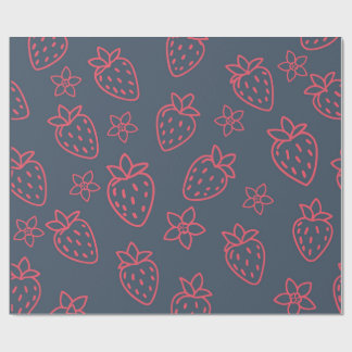 Papel De Presente Berry Sweet Moments Wrappaper