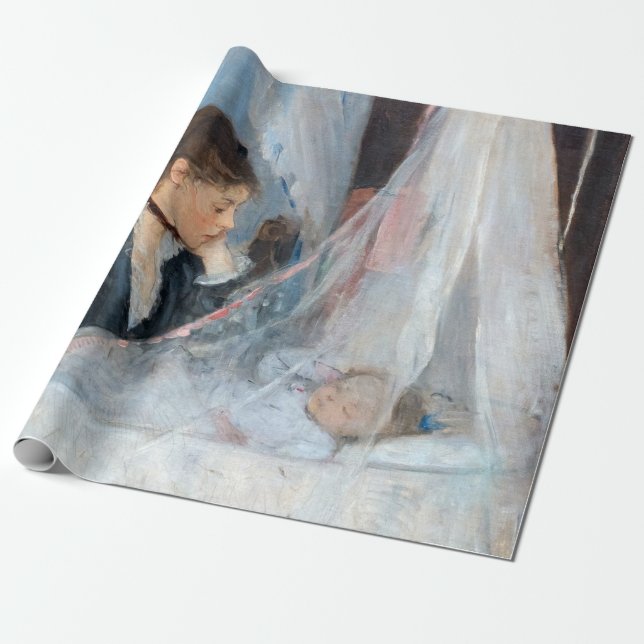 Papel De Presente Berthe Morisot - O Berço / Le Berceau (Desenrolado)