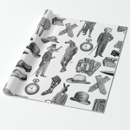 Papel De Presente bichos-da-velha-velha negros