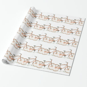 Papel De Presente Bicicleta fofa