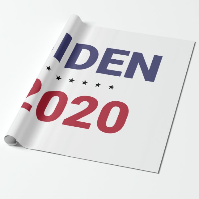 Papel De Presente Biden 2020 (Eleição Dos EUA) (Desenrolado)