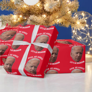 PAPEL DE PRESENTE BIDEN CONCORDA VAMOS BRANDON NATAL