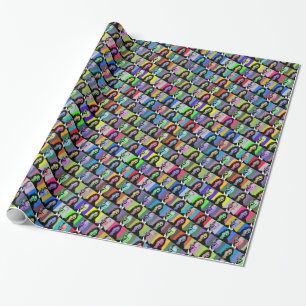 Papel De Presente Biden Harris Pop Art (36 cores)
