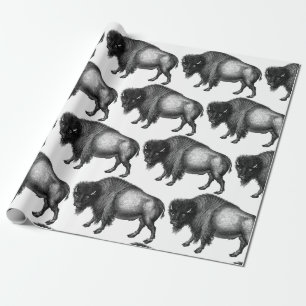 Papel De Presente Big Bison Buffalo Thunder_Cove