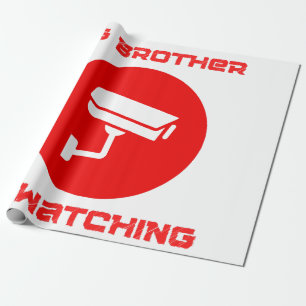 Papel De Presente Big Brother está assistindo a soc de 1984