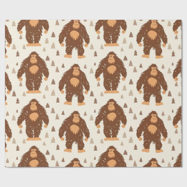 Papel De Presente Bigfoot  (Aberto)