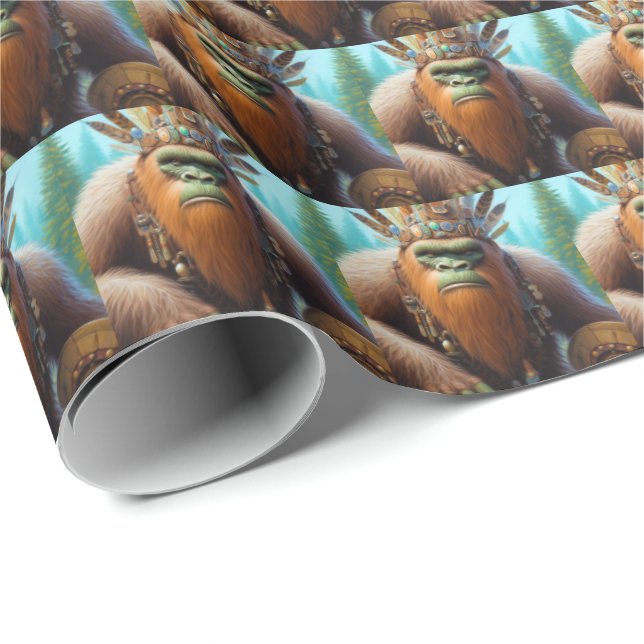 Papel De Presente Bigfoot Eco Warrior (Ponta do rolo)