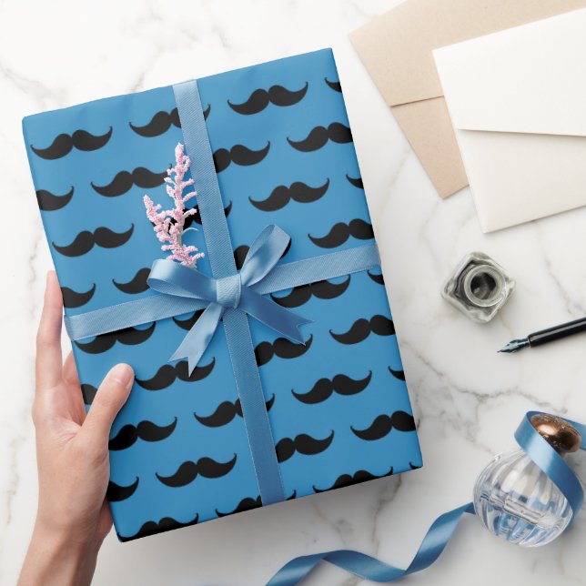 Papel De Presente Bigode (Presentear)