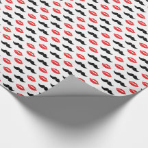 bigode e Lábios Seu Padrão De Casamento