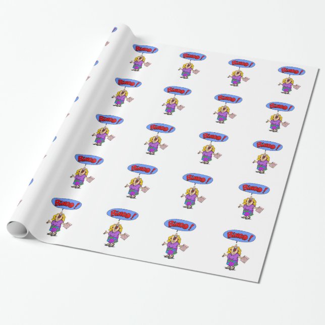 Papel De Presente Bingo (Desenrolado)