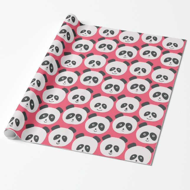 Papel De Presente Birthday Panda (Desenrolado)