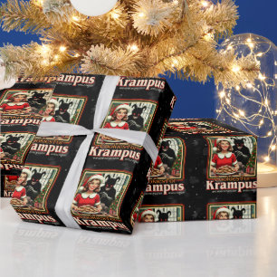 Papel De Presente Biscoito Para O Krampus Feliz Natal Krampus Horror