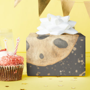 Papel De Presente Biscoitos de aquarela com chocolate para aniversár