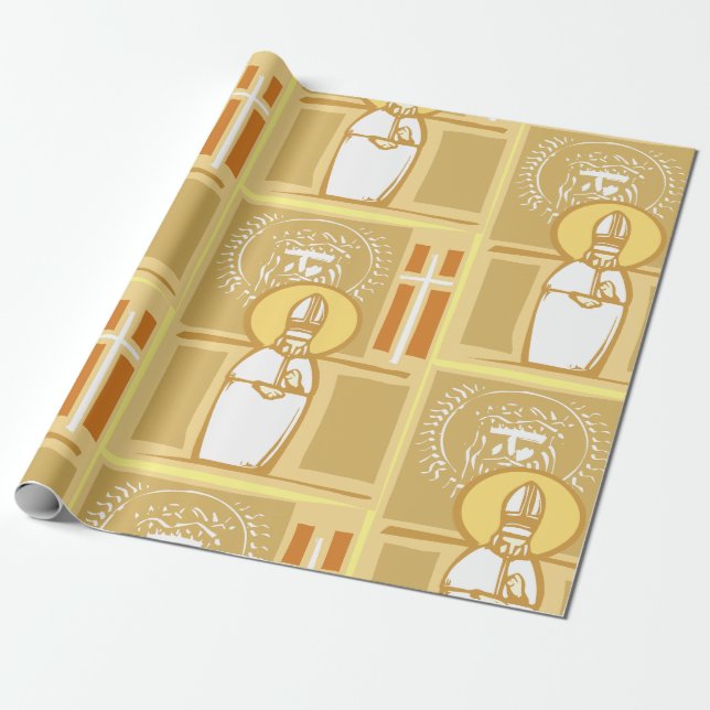 Papel De Presente Bispo Católico Eucaristia Fé Cristã (Desenrolado)