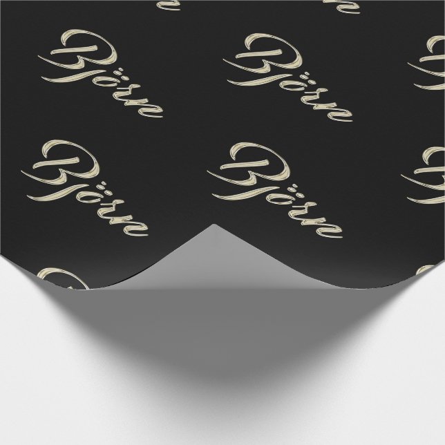 Papel De Presente Björn Vorname Name edles Geschenkpapier Papier (Ponta)