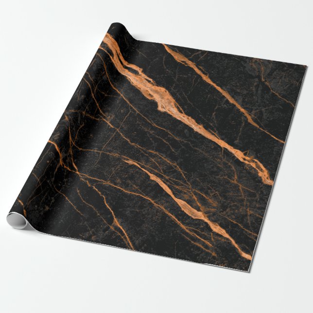 Papel De Presente black marble with golden veins, emperador marble n (Desenrolado)