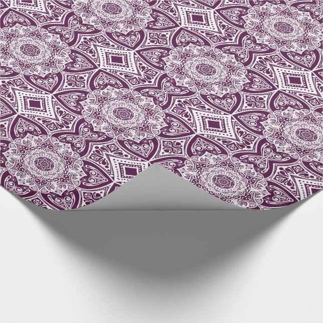 Papel De Presente Blackberry Mandala (Ponta)