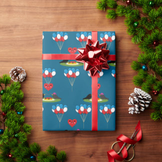 Papel De Presente Blackbird's Spaghetti Meatballs Valentine's Date